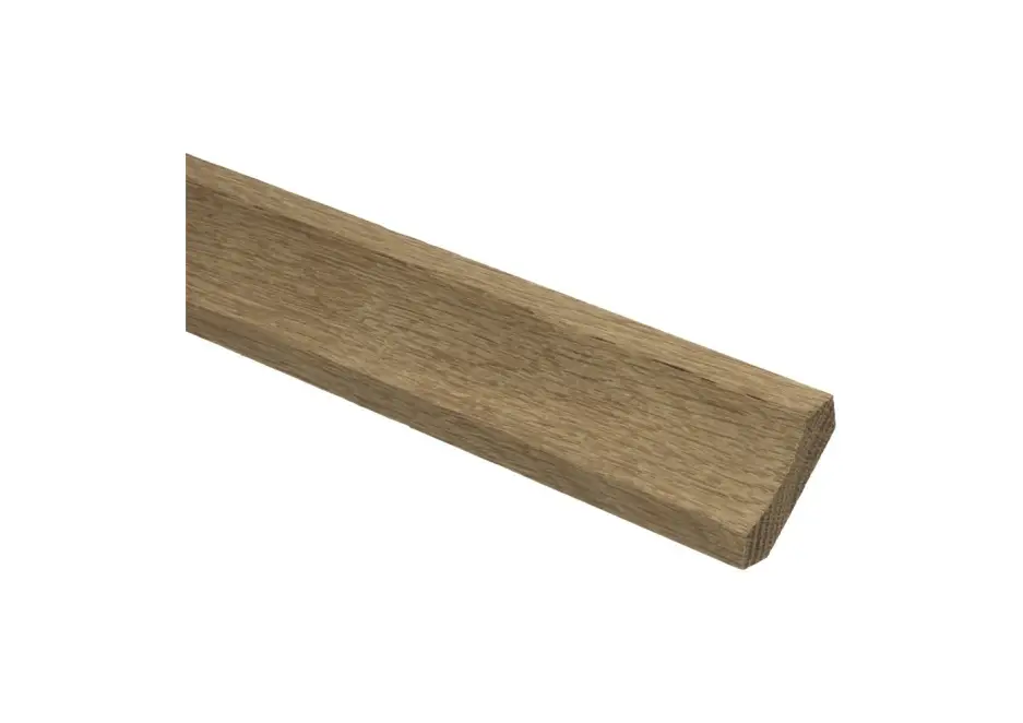 Rechtstreeks Van De Fabrikant Holle Afwerklijst 30x30mm Massief Eiken Onbehandeld