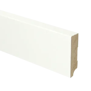 Merkproduct Whiteline MDF plint 70x18mm Wit Gefolied