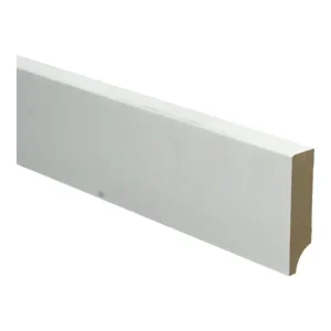 Actieprijs Budget Line MDF Plint 70x18mm Wit Gegrond