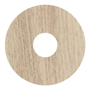 Seizoensaanbieding Zelfklevende Rozet (17 mm) Eiken Wit Geolied (10 st.)