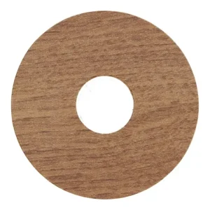 Seizoensaanbieding Zelfklevende Rozet (17 mm) Eiken Donker Geolied (10 st.)