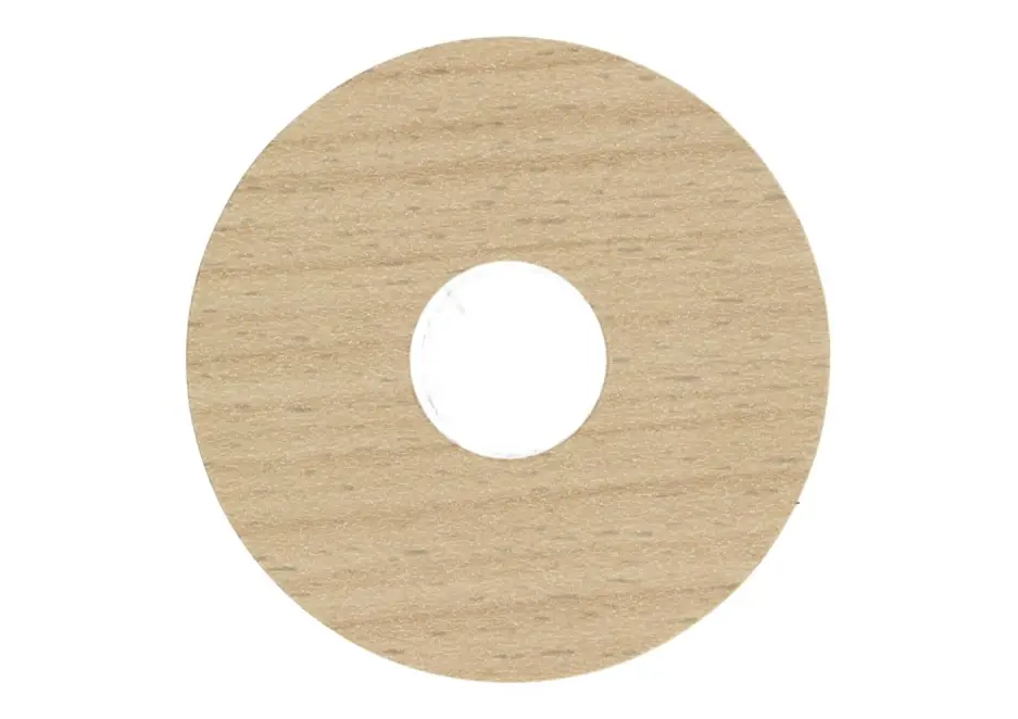 Direct Verzonden Zelfklevende Rozet (17 mm) New England Oak (10 st.)