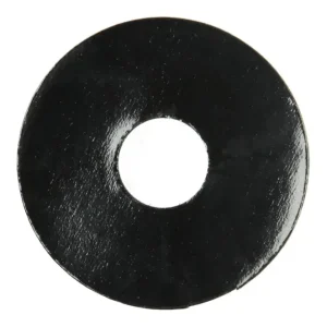 Actieprijs Zelfklevende Rozet (17 mm) Zwart Hoogglans (10 st.)
