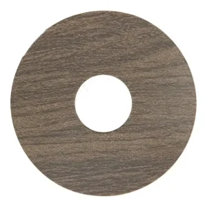 Zelfklevende Rozet (17 mm) Eiken Donkerbruin Geolied (10 st.) Meest Verkocht