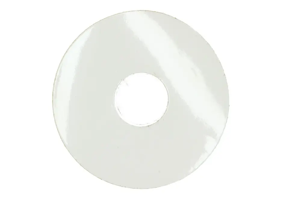Laatste Versie Zelfklevende Rozet (17 mm) Hoogglans Wit (10 st.)
