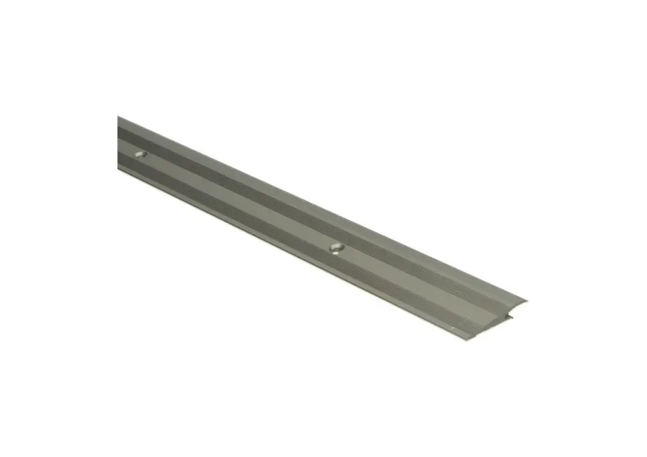 PVC Overgangsprofiel Schroef 5-7mm Aluminium RVS - 270cm Must-Have