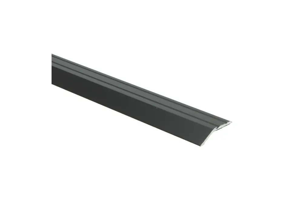 Overgangsprofiel Zelfklevend 8mm Aluminium Zwart - 270cm Gratis Retour