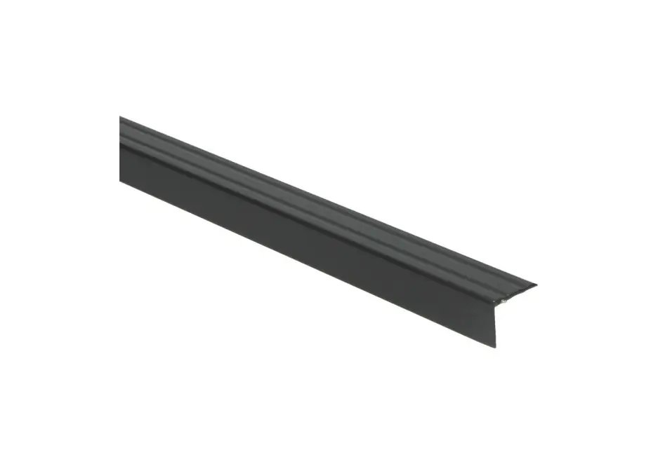 Hoeklijnprofiel Zelfklevend 20mm Zwart - 100cm Bestel Nu