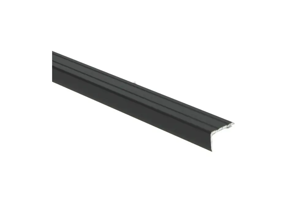 Hoeklijnprofiel Zelfklevend 17mm Zwart - 100cm Tijdelijk Beschikbaar