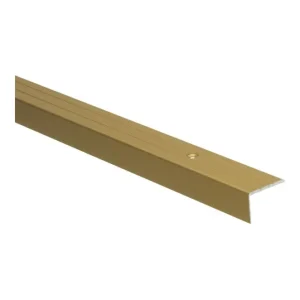 Actieprijs Hoeklijnprofiel Schroef 17mm Goud - 270cm