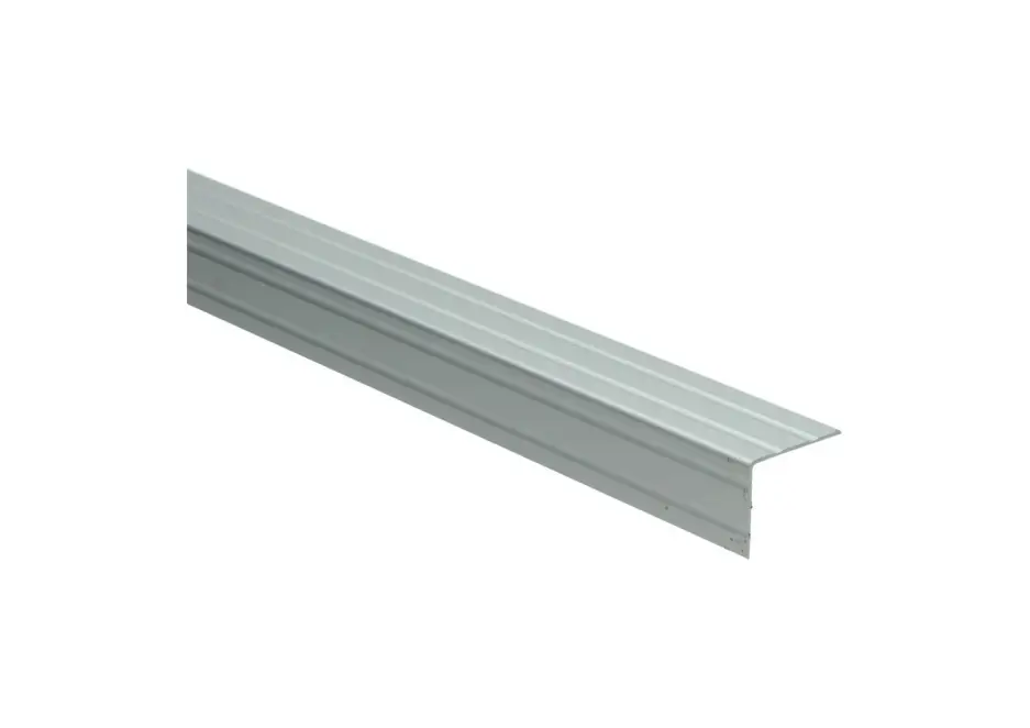 Duo-hoeklijnprofiel Zelfklevend 24.5 x 30mm Zilver - 300cm Beperkt Aanbod