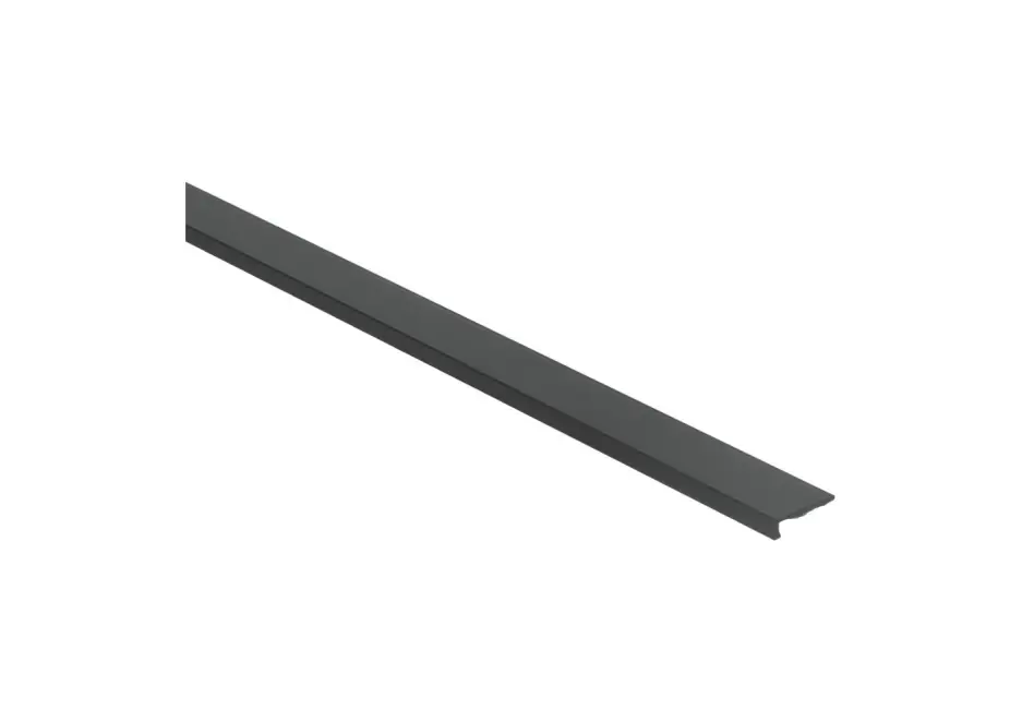Hoeklijnprofiel Zelfklevend 4mm tbv PVC klik Zwart - 250cm Actieprijs