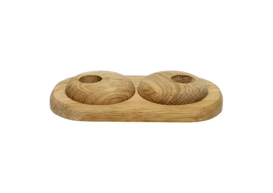 Duo-rozet Variabel Eiken Naturel Geolied 16 mm Direct Beschikbaar
