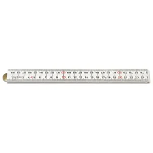 Duimstok glasfiber wit 1 meter Alleen Vandaag