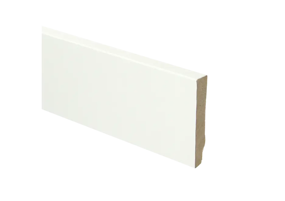 Beste Prijs Whiteline MDF Plint 70x12mm Wit Gefolied