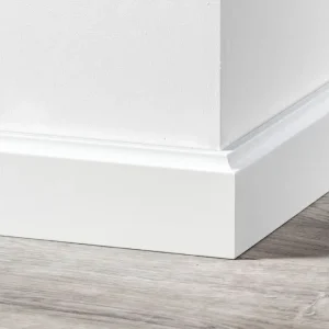 MDF Retro Plint 70x15mm Wit Voorgelakt RAL 9010 Exclusieve Aanbieding