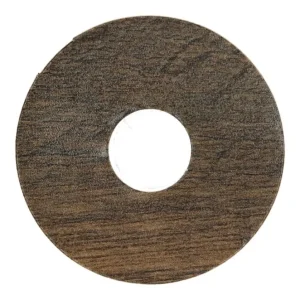 Nieuw Zelfklevende Rozet (17 mm) Country Oak Brown (10 st.)