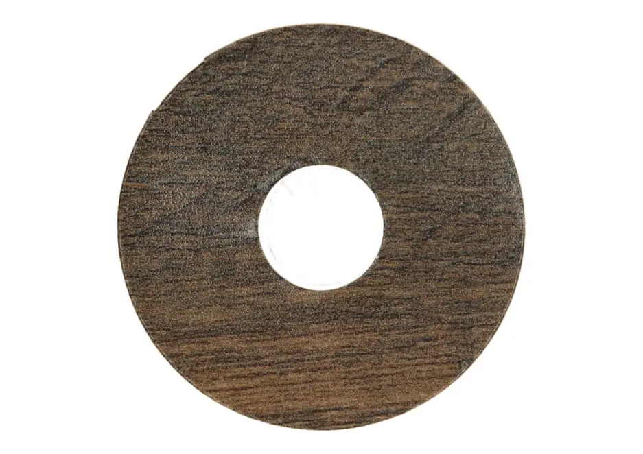 Nieuw Zelfklevende Rozet (17 mm) Country Oak Brown (10 st.)