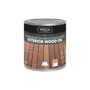 WOCA Exterior Oil Grijs - 0,75 Liter Uitverkoop