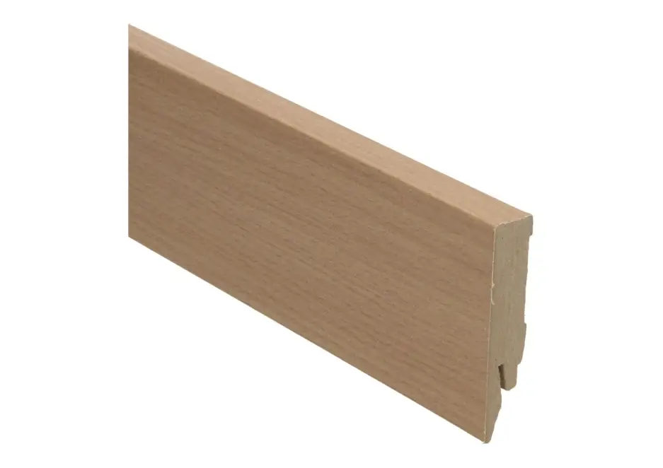 Direct Verzonden MDF Rechte Folieplint 70x14mm Beuken Licht