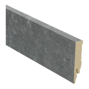 Populair MDF Rechte Folieplint 70x14mm Metallic Slate