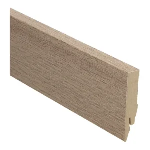 Must-Have MDF Rechte Folieplint 70x14mm Wit Noten