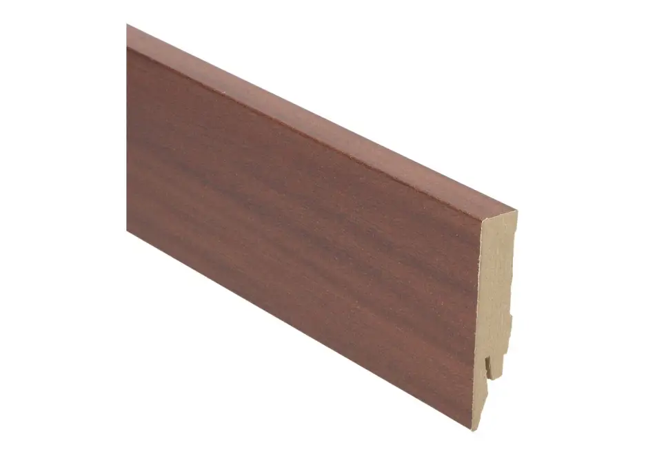MDF Rechte Folieplint 70x14mm Newport Mahonie Koop Vandaag