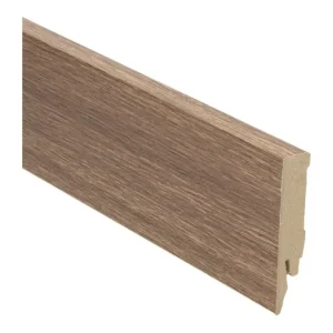 MDF Rechte Folieplint 70x14mm Afzelia Gebleekt Direct Verzonden