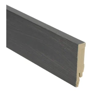 MDF Rechte Folieplint 70x14mm Wenge Zwart Hete Deal