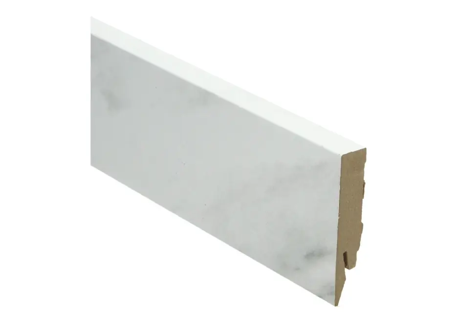 Premium MDF Rechte Folieplint 70x14mm Marmer