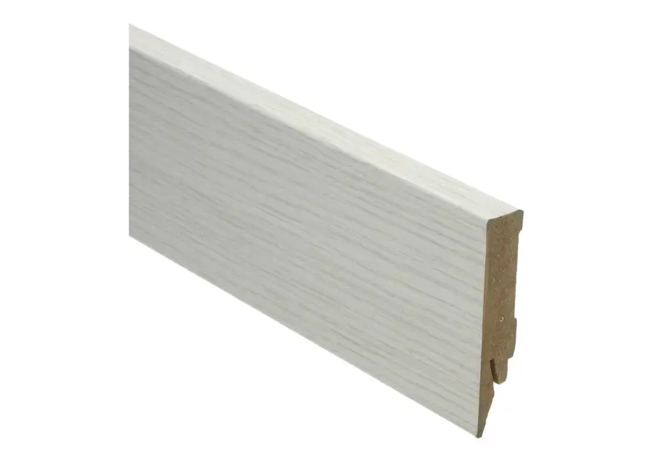 MDF Rechte Folieplint 70x14mm Aspen Eiken Beperkte Voorraad