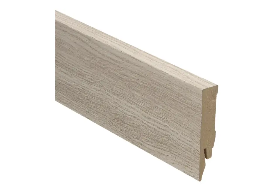 MDF Rechte Folieplint 70x14mm Eiken Wit Getint Voordeelprijs