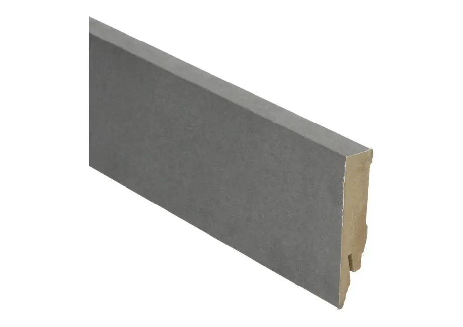 Betaalbaar MDF Rechte Folieplint 70x14mm Zand Donker