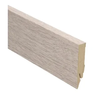 Voordeelprijs MDF Rechte Folieplint 70x14mm Eiken Wit Gerookt Mat