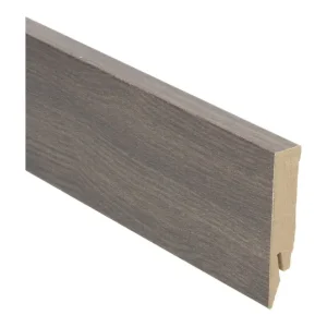 Nieuw MDF Rechte Folieplint 70x14mm Eiken Donkerbruin Geolied