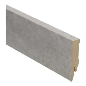 Koopje MDF Rechte Folieplint 70x14mm Tegel Grijs