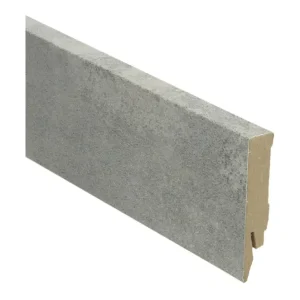Weekendaanbieding MDF Rechte Folieplint 70x14mm Concrete Grey