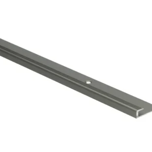 Goedkoop Inschuif Eindprofiel 8mm tbv 5mm PVC RVS - 250cm