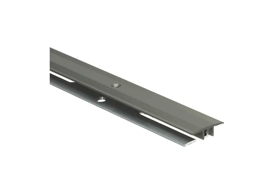 Dilatatieprofiel Kuberit PVC klik 4-9.5mm RVS - 100cm Populair