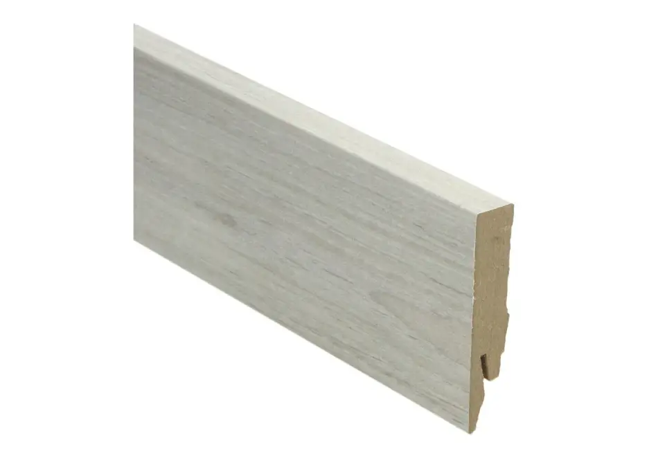 MDF Rechte Folieplint 70x14mm Tennessee Grijze Eik Laatste Kans