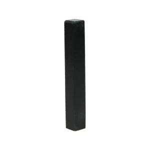 Hoek- en Eindstuk t.b.v. MDF Plint 120x15 Zwart RAL9005 Lage Prijs