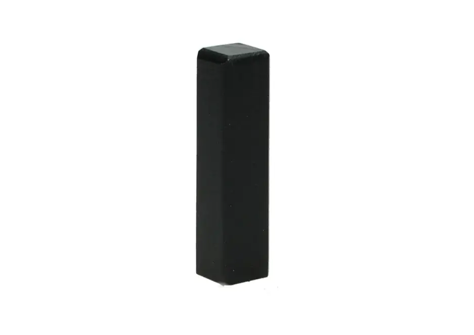 Hoek- en Eindstuk t.b.v. MDF Plint 70x15 Zwart RAL9005 Speciale Aanbieding