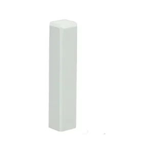 Goedkoop Hoek- en Eindstuk t.b.v. MDF Plint 70x12 Wit RAL9016