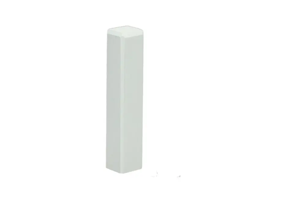 Goedkoop Hoek- en Eindstuk t.b.v. MDF Plint 70x12 Wit RAL9016
