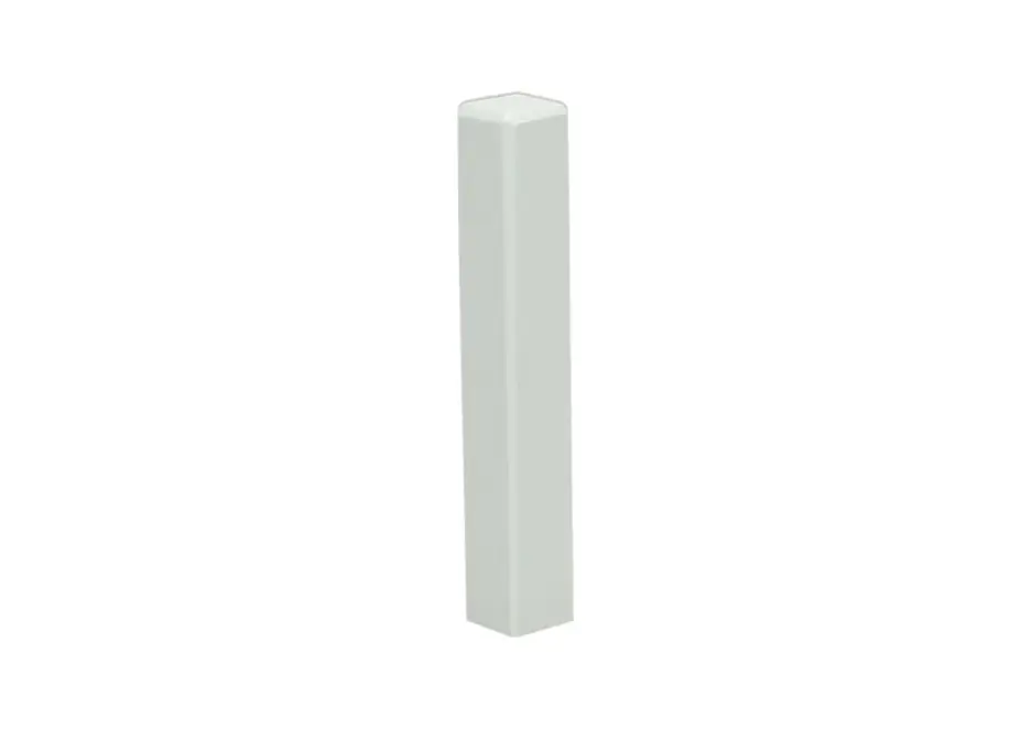 Hoek- en Eindstuk t.b.v. MDF Plint 90x12 Wit RAL9016 Koop Vandaag