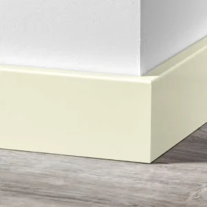 MDF Moderne Plint 90x15mm Voorgelakt RAL 9001 Snelle Levering