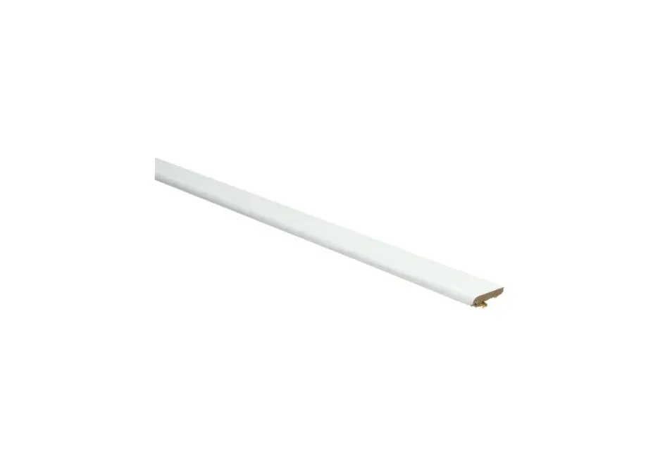 Plakplint Eiken Wit Gelakt - 240cm Exclusieve Aanbieding