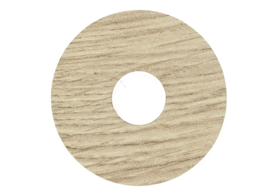 Exclusieve Aanbieding Zelfklevende Rozet (17 mm) Gezandstraalt Eik Naturel (10 st.)