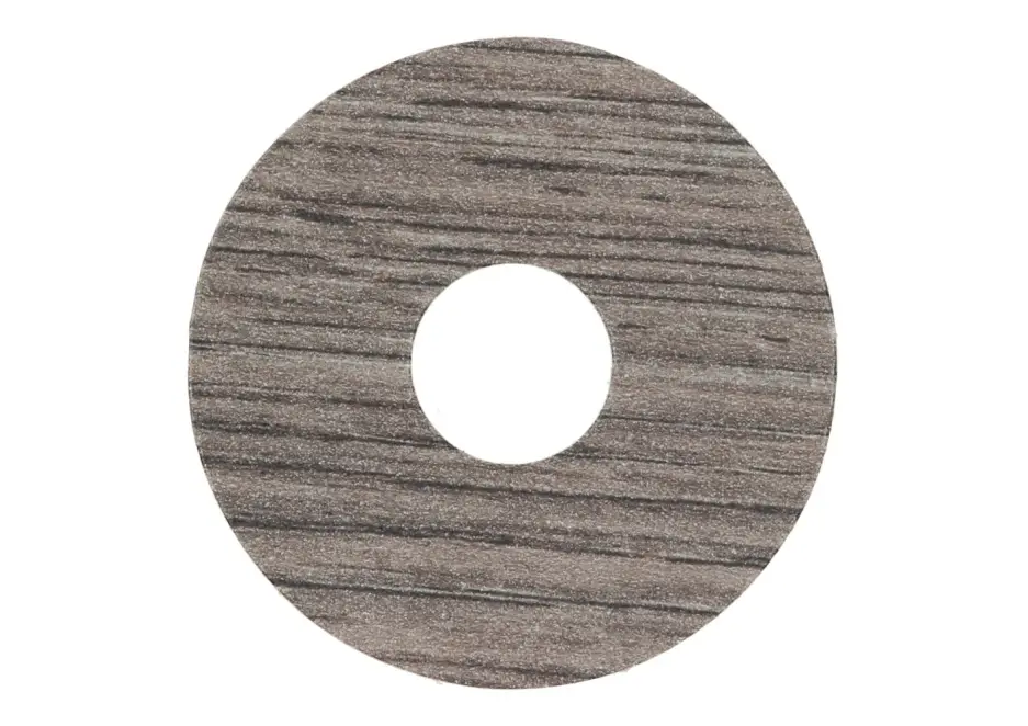 Zelfklevende Rozet (17 mm) Eiken Zilvergrijs (10 st.) Snelle Levering