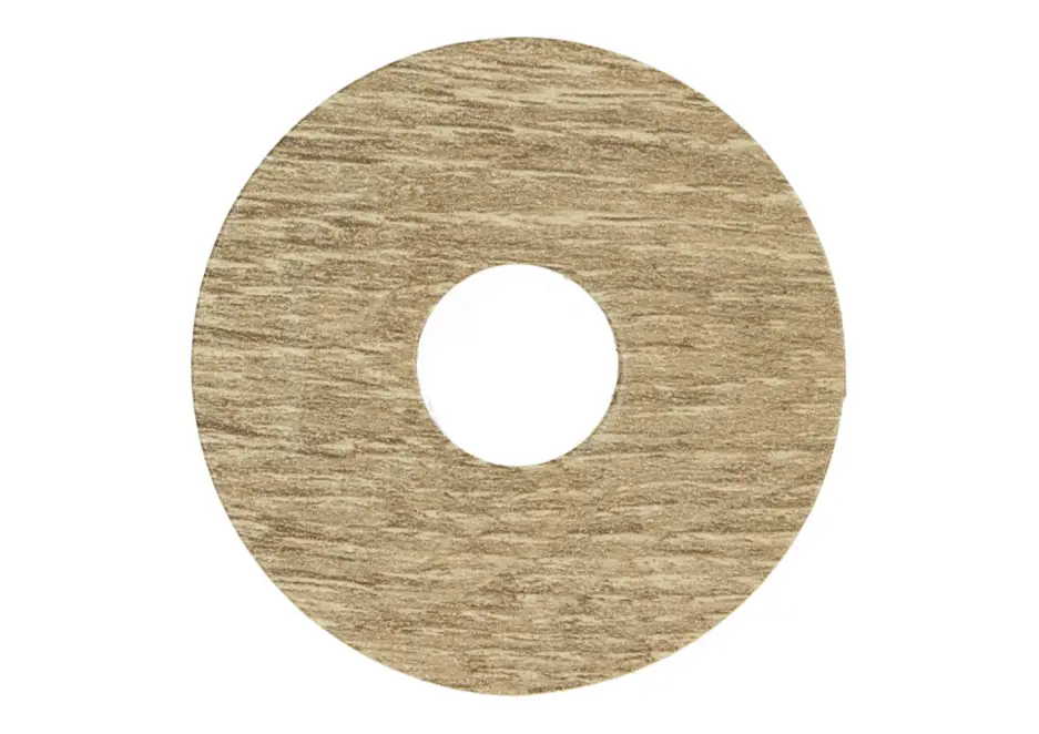 Veilige Betaling Zelfklevende Rozet (17 mm) Licht Eiken Geolied (10 st.)